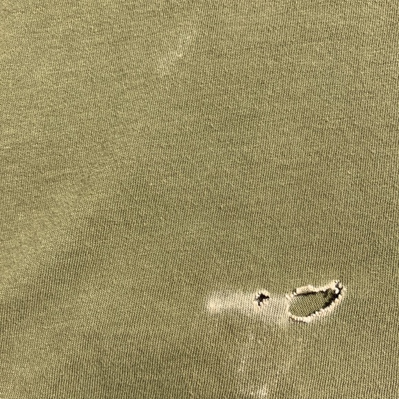 RARE ALICE IN CHAINS AIC 2007 CONCERT BAND T-SHIRT ARMY GREEN DESTRESSED MED - Picture 6 of 10